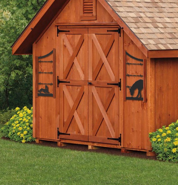 2 Equestrian Shutters Or Wall Hangings Etsy