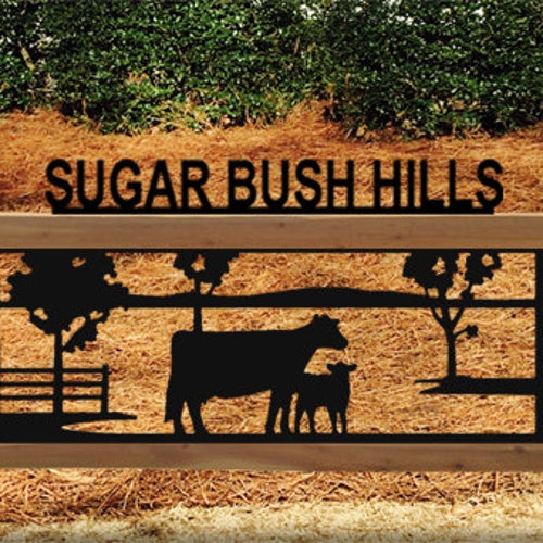 Ranch Sign Outdoor Sign Farm Metal Signs Etsy
