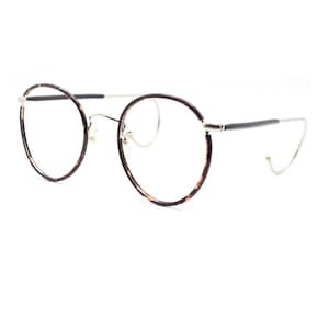 BOIC London Line Beaufort Style Panto Shaped Savile Row Made Glasses With Hooked Earpieces in Chestnut Colour Made in England