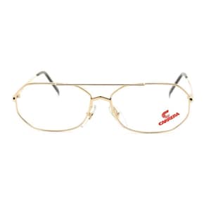 Carrera 5821 Aviator Style Glasses In A Shiny Gold Finish Vintage But NEW and Unworn