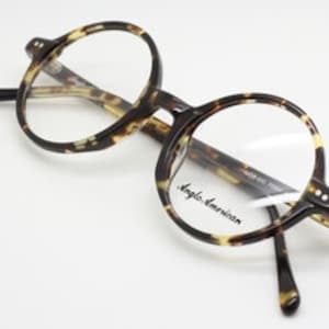 Anglo American 400 Classic Round Tortoiseshell and Yellow Colour Acetate Glasses & Sun Clip AA 400 TOSH (B30)