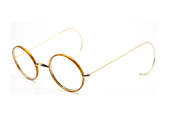 Vintage Glasses True Round John Lennon Style Eyew… - image 1