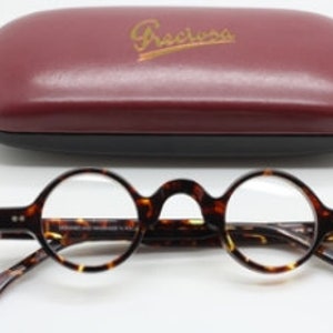 small round tortoise shell frames