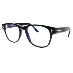 Okulary designerskie Toma Forda 5898 w wykończeniu z czarnego octanu, rozmiar soczewki 52 mm