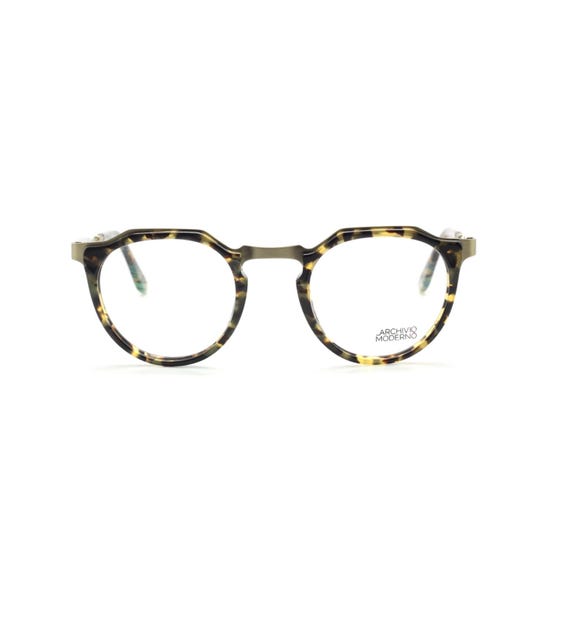 1930s Archivio Moderno Retro Spectacles with Adjustable Arm Length in Tortoiseshell Finish