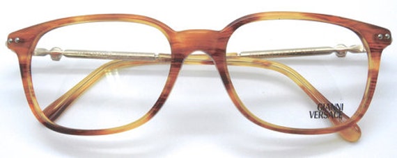 V29 VERSACE Vintage Designer Rectangular Glasses … - image 3