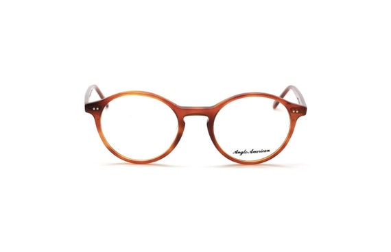 Anglo American 406 Eyewear Demi Blonde Vintage Style Classic Panto 