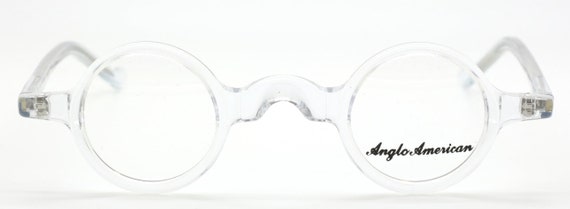 Clear Acetate Anglo American Groucho True Round S… - image 3