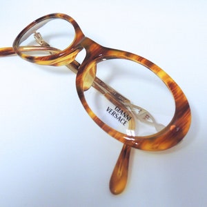 VERSACE Designer V32 Vintage Acrylic Designer Glasses