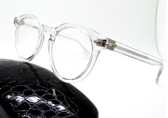 Clear Round Vintage Acrylic Prescription Glasses … - image 7