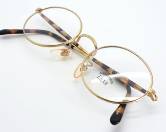 Engraved Shiny Gold Oval Frames by SAKI 532 Made in Japan - Etsy