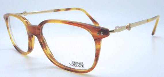 V29 VERSACE Vintage Designer Rectangular Glasses … - image 2