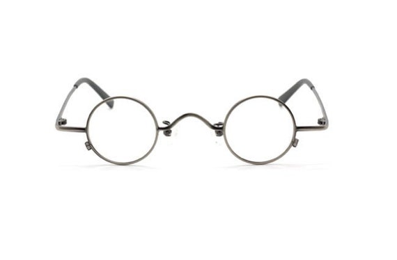 Antique Silver Small Style Round Spectacles by Beuren 32mm the