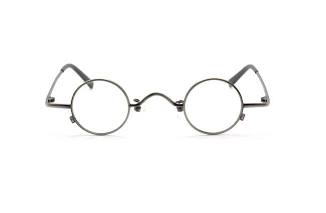 Antieke Zilveren Kleine Stijl Ronde Brillen Beuren 32mm - Etsy België