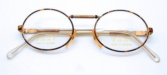 Oval Designer Glasses By TAXI With Distinctive Sp… - image 5
