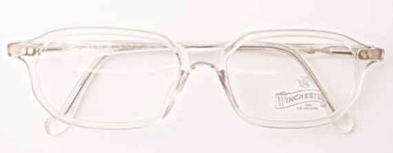 Classic Rectangular Clear Acrylic Designer Glasse… - image 3