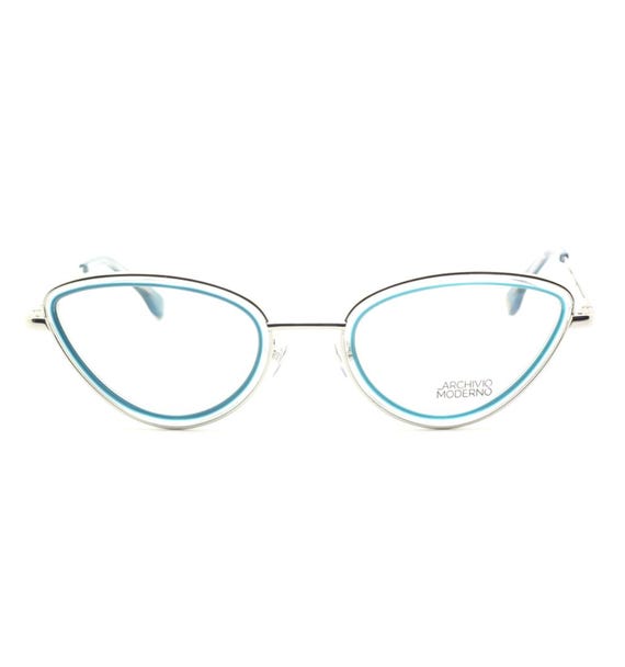 STUNNING Turquoise Archivio Moderno Cat Eye Style Glasses Model 7013 52mm Eye Size B402