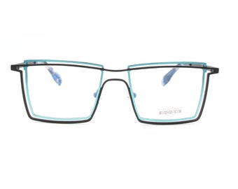 Ray-ban Eyeglasses RB 5285 5763 Blue on Clear Square Frame  display picture 1