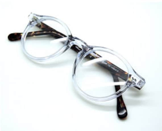 Frame Holland 759 Hand Made Preciosa Clear Acetate Glasses Tortoiseshell Finish Arms B104 Etsy