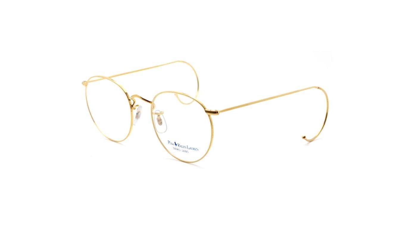 Vintage Polo Ralph Lauren Gold Panto Frame With Curlsides Hooked