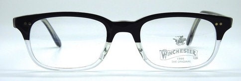 SEQUOIA Vintage Italian Frames in Black and Clear Acrylic  display picture 1