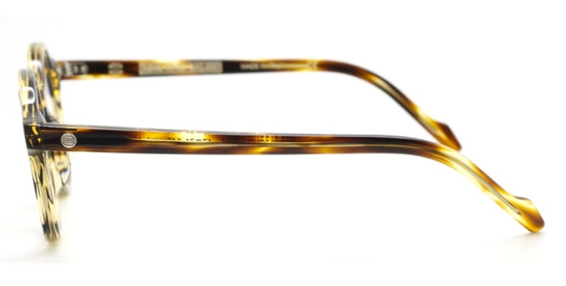 Original Vintage Circular Retro Spectacles In A Tortoiseshell Finish Acetate 47mm Model Zerolight