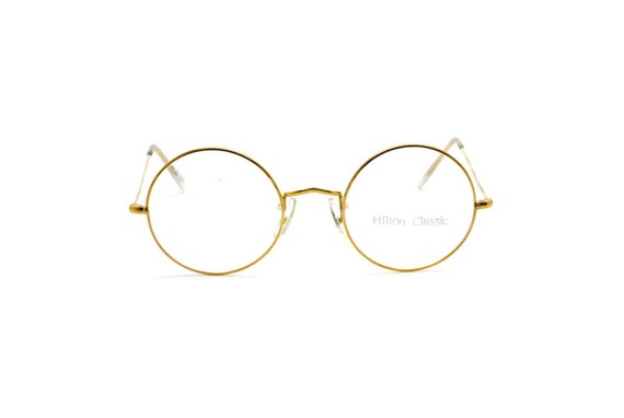 真の丸メガネ HILTON CLASSIC Eyewear by Savile Row 44 mm 