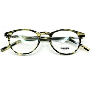 Lightweight High Quality Acetate Eyewear By Les Pieces Uniques RUDY Green/Yellow & Black Eye-catching Glasses 46/48mm Lens Size B626