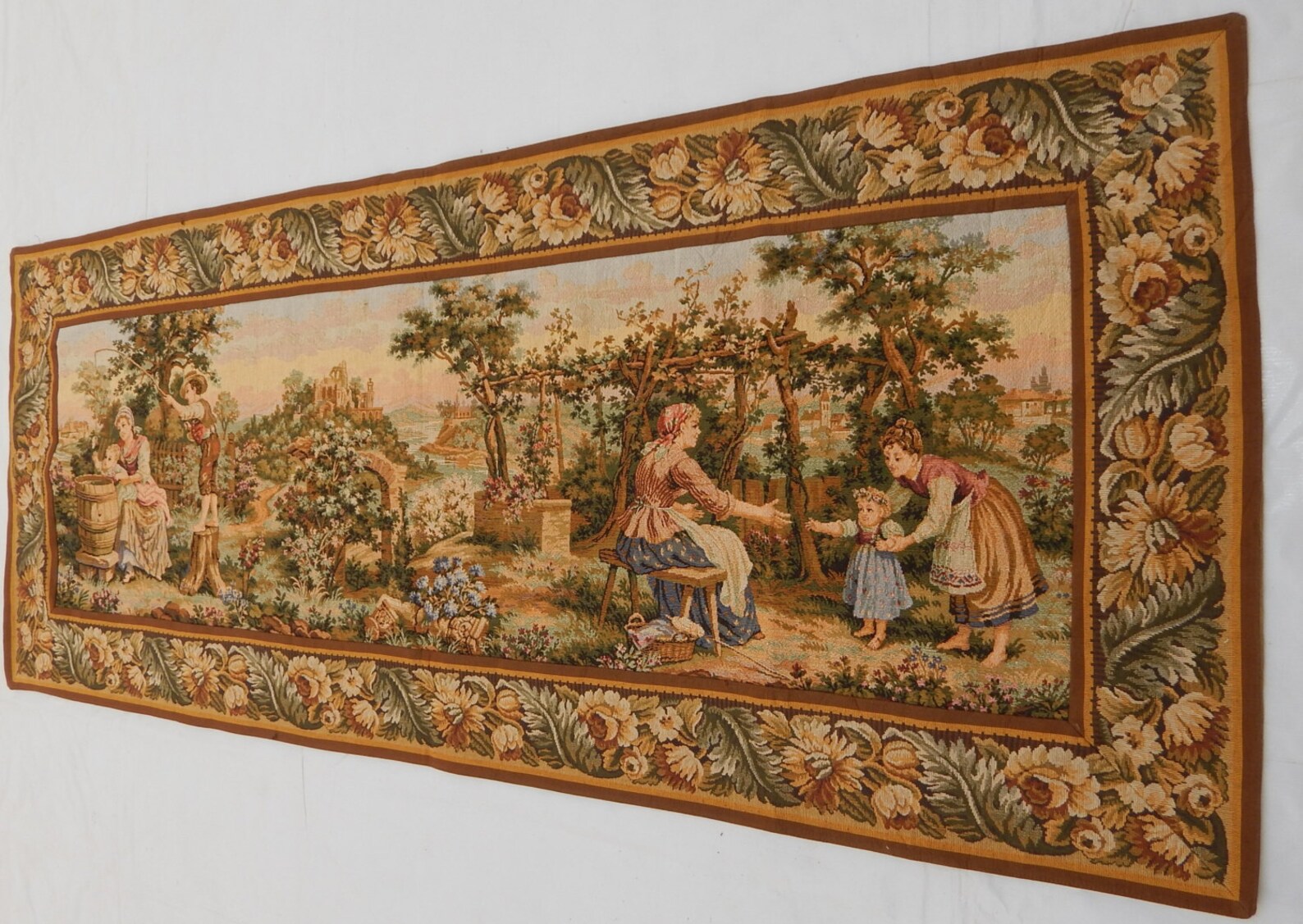 Vintage French Beautiful Tapestry 014 Etsy