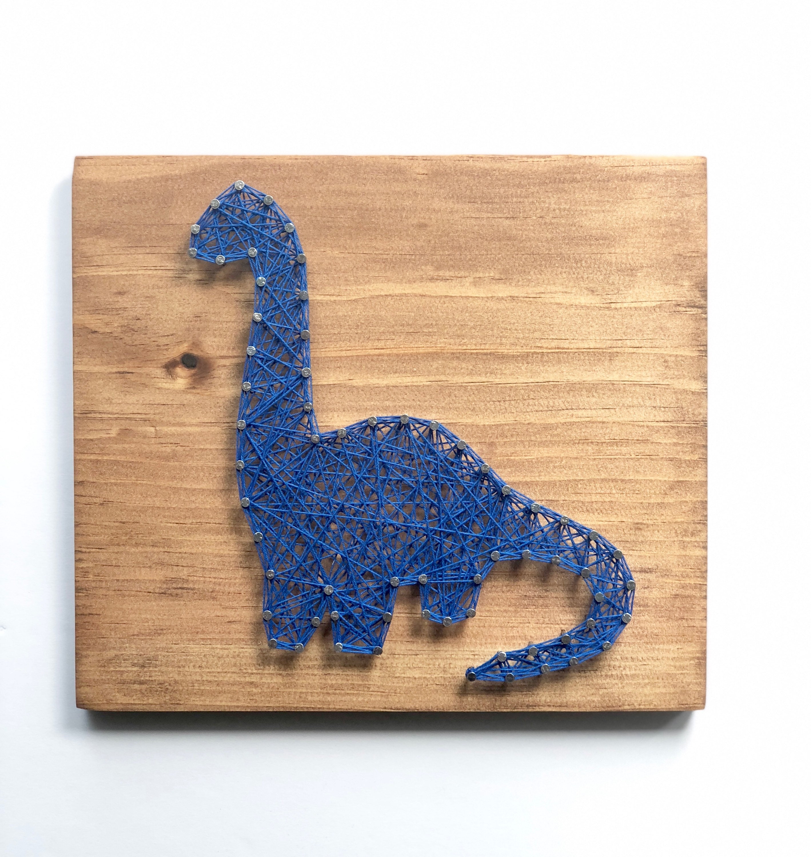 String Art Dinosaur String Art Dinosaur Decor Dino Theme Etsy