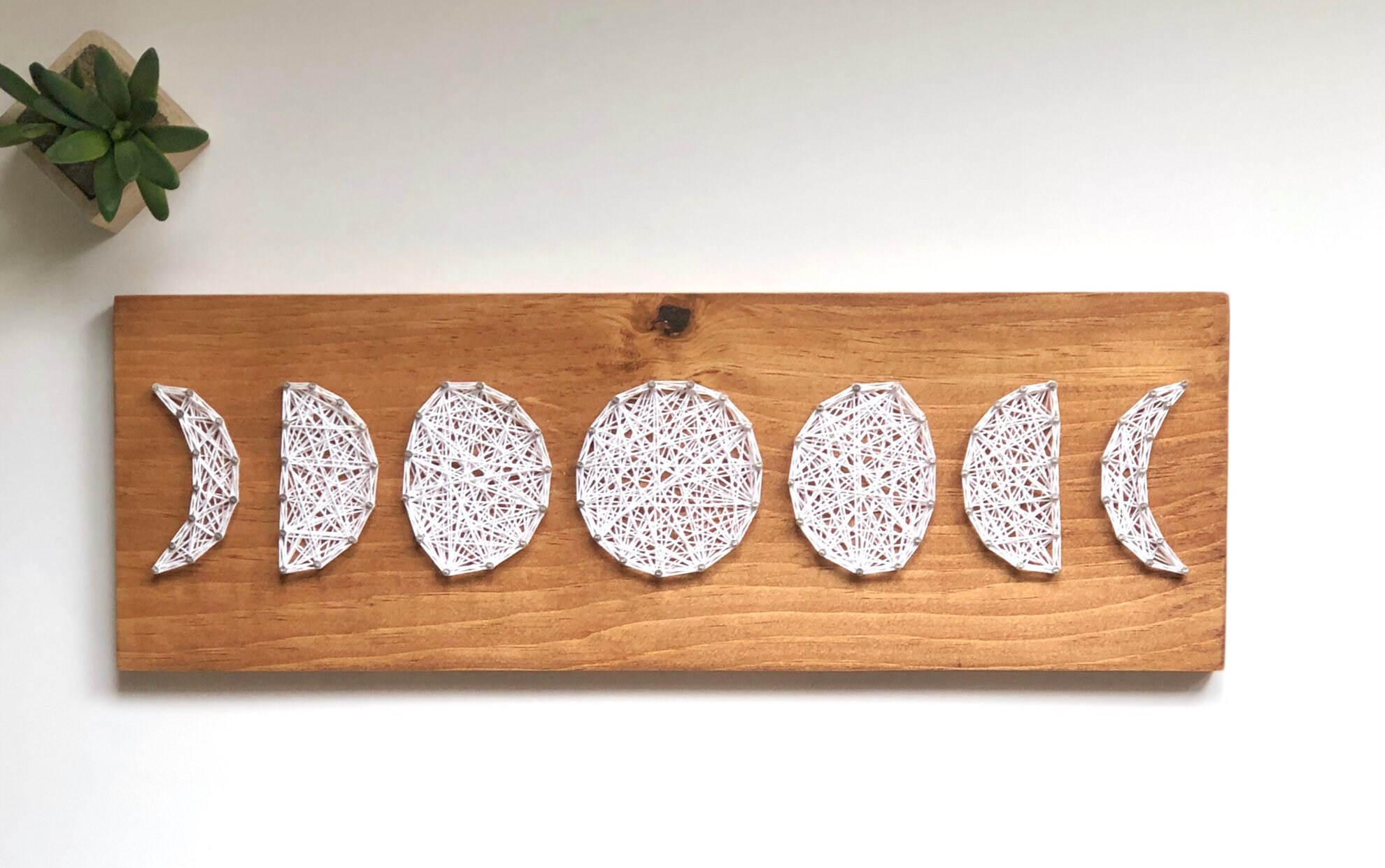 Moon String Art String Art Moon Phase Wall Hanging Moon | Etsy