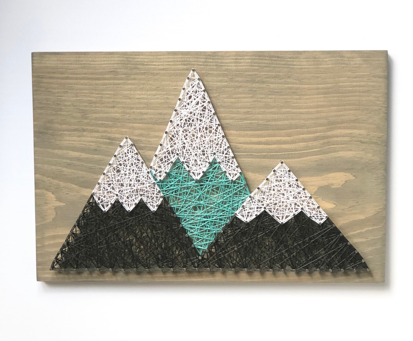 Mountain String Art Mountain Decor String Art Mountain Etsy