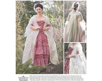 Simplicity 8578. Historical 18th Century Baroque Gown. Sizes 4 - 12 or 14-22
