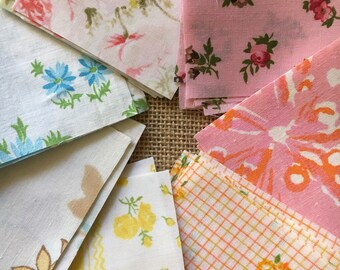 Vintage Sheet Scrap Pack - 3x3