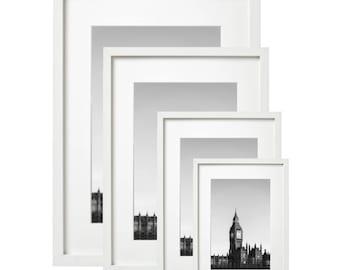 White Photo Frame | Wood Picture Frame | White Picture Frame | Photo frame | Wooden Frames | White Frames | A3, A4, A5, 6x6, 5x7, 6x8, 8x10