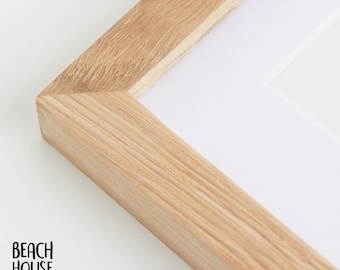 Solid Oak 5x7 Frame Thin Wooden Frame 5x7 Frame Handmade Photo Frame 5x7 Oak Frame Modern Frame Oak Frame 5x7 Photo Frame, Picture Frame