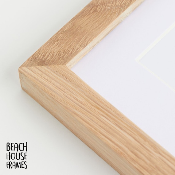 Solid Oak 5x7 Frame Thin Wooden Frame 5x7 Frame Handmade Photo Frame 5x7 Oak Frame Modern Frame Oak Frame 5x7 Photo Frame, Picture Frame