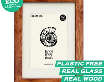 A3 Picture Frame | Handmade | Rustic | Antique | Photo | Vintage | Retro | Wedding | Wooden | Wood | Instagram | Inch | Mounted Option