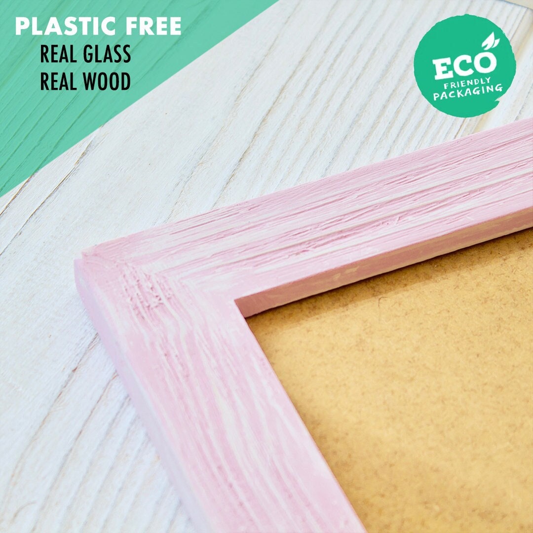 Pink Picture Frames Photo Frame A2, A3, A4, A5, 5X5, 5X7, 6X6, 6X8