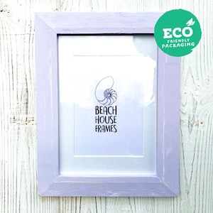 Lilac A2 Poster Frame | Picture Photo Frames | Big | Large Frame | Purple | in the UK | Frames | Handmade | Wedding | Mounted Option
