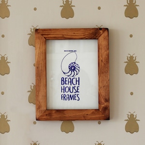 A5 Handmade Rustic Picture Frame | Antique | Photo | Vintage | Retro | Wedding | Wooden | Wood | Instagram | Inch