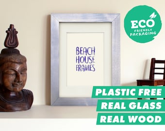 Grey Picture Frame Wooden Frame Grey Picture Frame A4 Grey Photo Frame A2 Rustic Picture Frame Grey Grey Frame Grey Photo Frame