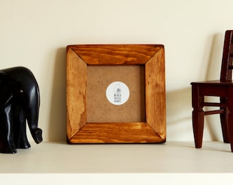 5x5 Handmade Rustic Picture Frame | Antique | Photo | Vintage | Retro | Instagram | Wedding | Wooden | Wood | Instagram | Inch