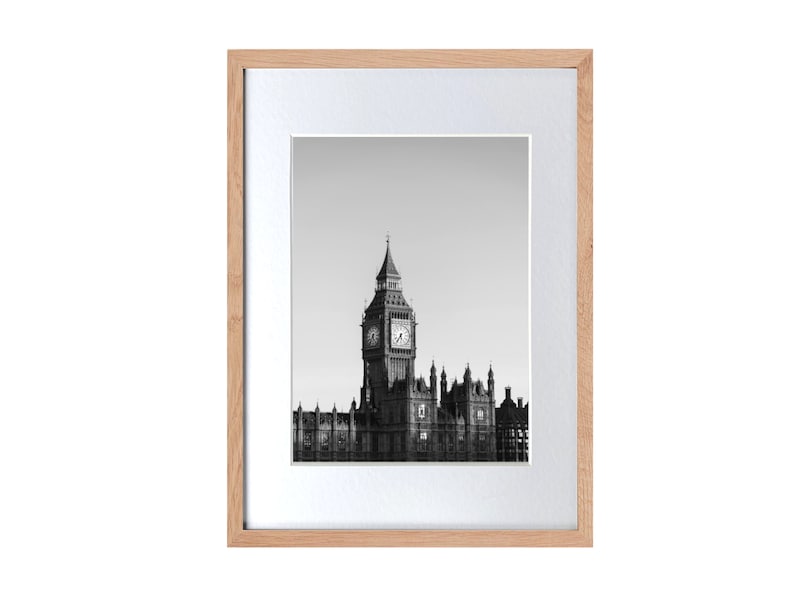 Solid Oak Picture Frame | Photo Frame | A2, A3, A4, A5, A6, 5x5, 5x7, 6x8, 8x10, 11x14 | Handmade | Family Photo | Photo | Wedding | Modern image 8