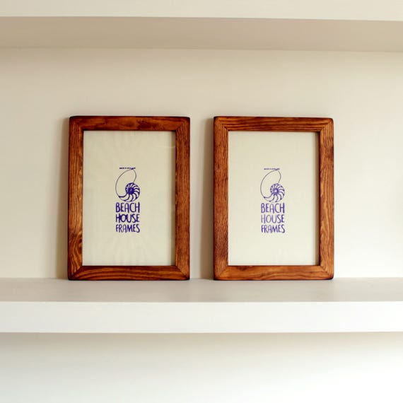 Download Set Of 2 A4 Handmade Rustic Picture Frames Antique Vintage Etsy