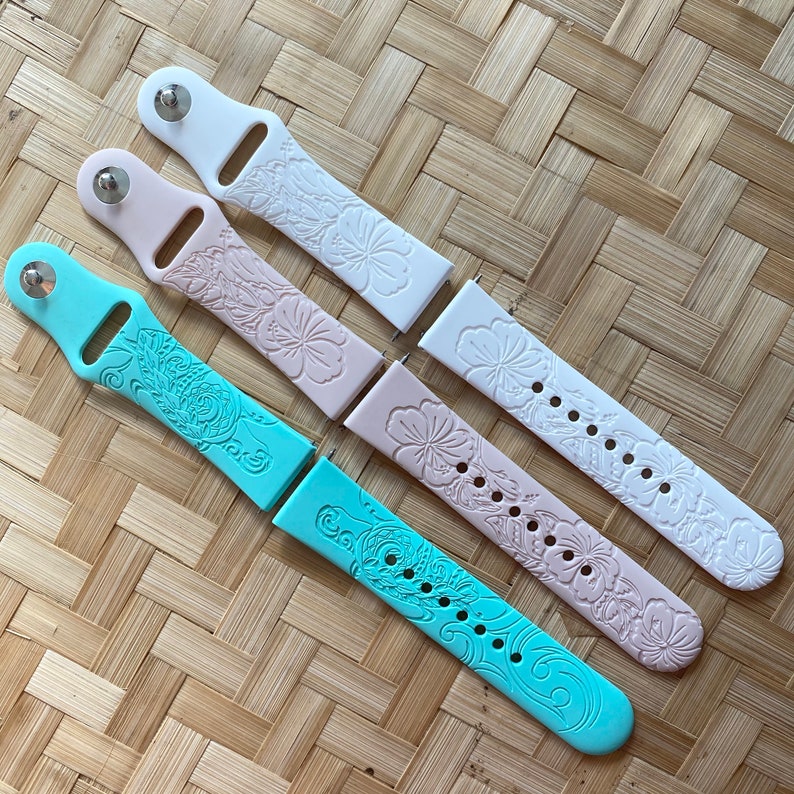 Engraved Silicone Watch Band for FitBit Versa Versa 2 and Etsy