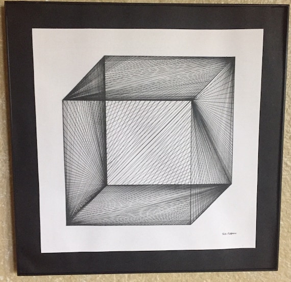 Cube - Print of Hand-Drawn Original