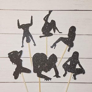 Twerk cupcake toppers, 21+ party, birthday party, bachelorette party