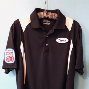 Men’s Bowling Shirt 1976 Bicentennial 200 Retro Upcycled Thomas (L)