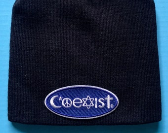 Coexist Tolerance Brothers and Sisters Stocking Hat Skull Cap Beanie (NEW!)